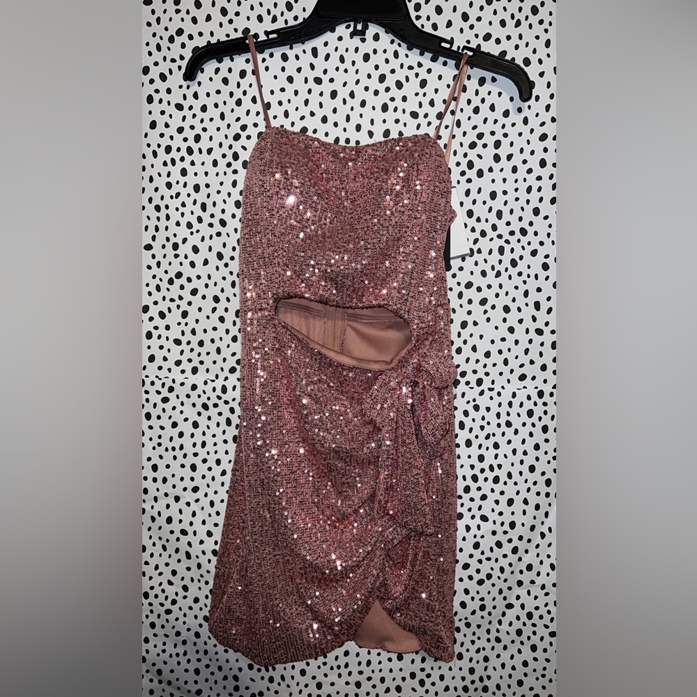 Sparkly pink dress